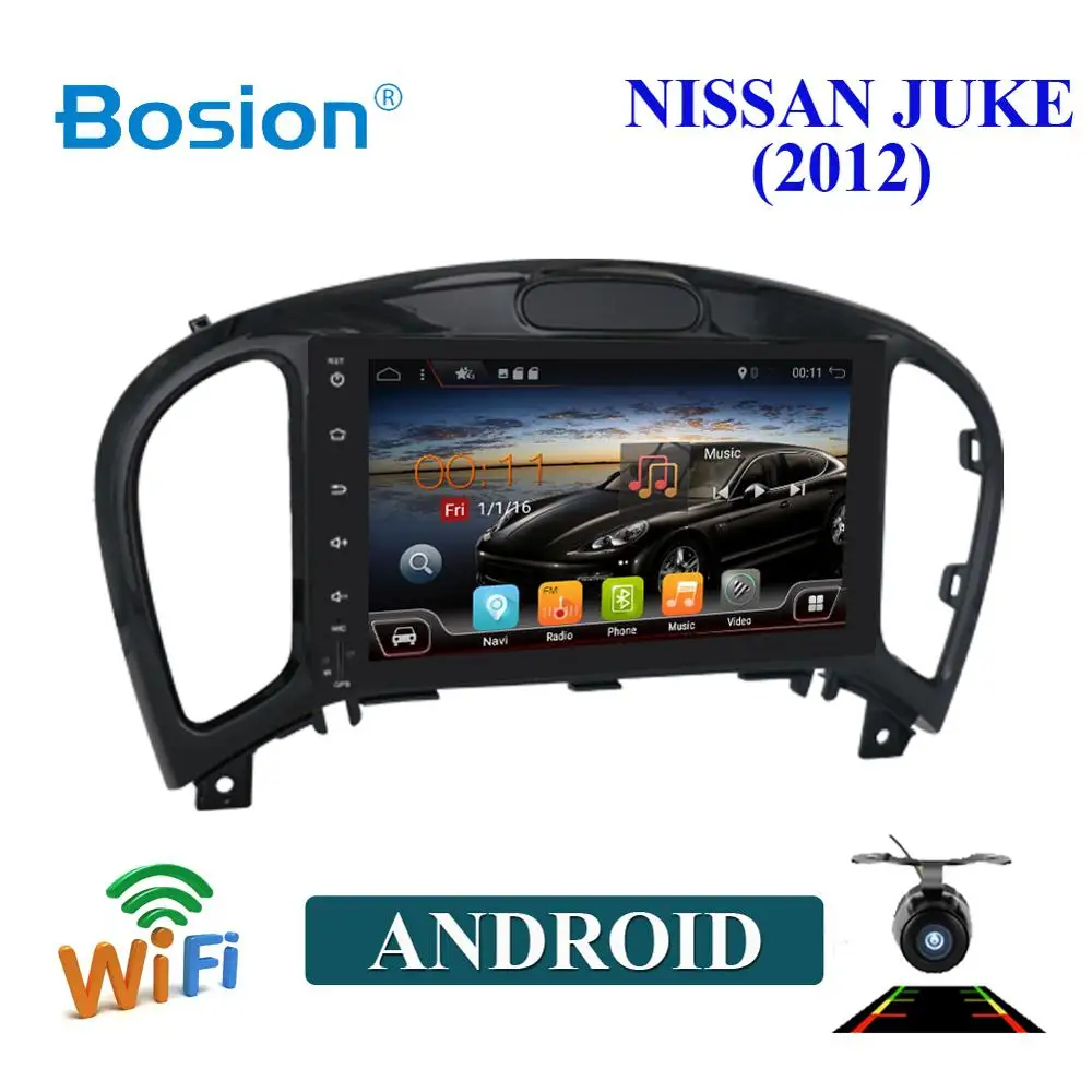 Bosion для nissan juke 2012 Android 9,0 Автомобильный gps радио плеер для 2 din универсальный с ядром ядро авто стерео мультимедийная Главная панель