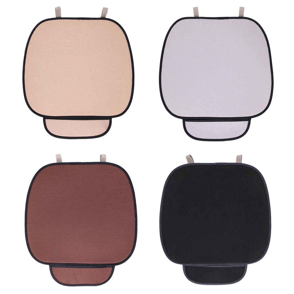 

Car Seat Protector Mat Breathable Meryl Full Surround Fit Most Vehicles Seat Covers Non-slip Keep Warm Car Seat Cover 4 Colors