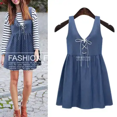 jean jumper dress plus size