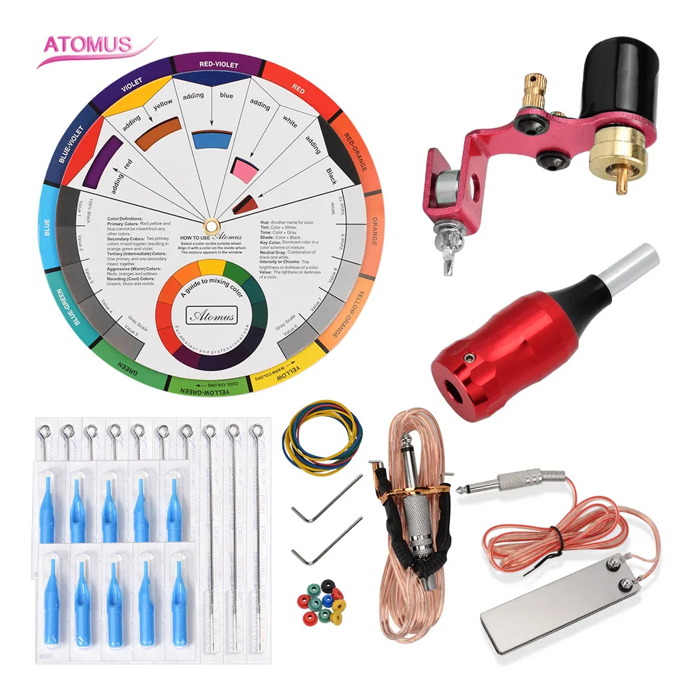 

Tattoo Machine Rotary Kits Professional Tattoo Kit Starter Maquina De Tatuar Profesional Tatuaje Set Insumos Para Tatuajes Tools