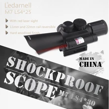 M7 4X30 Rifle Scope Red Green Mil-Dot Reticle with Side Attached Red laser Sight Mount Tactical Optics Scopes Riflescope цена M7 4X30 Rifle Scope Red Green Mil-Dot Reticle with Side Attached Red laser Sight Mount Tactical Optics Scopes Riflescope цены онлайн