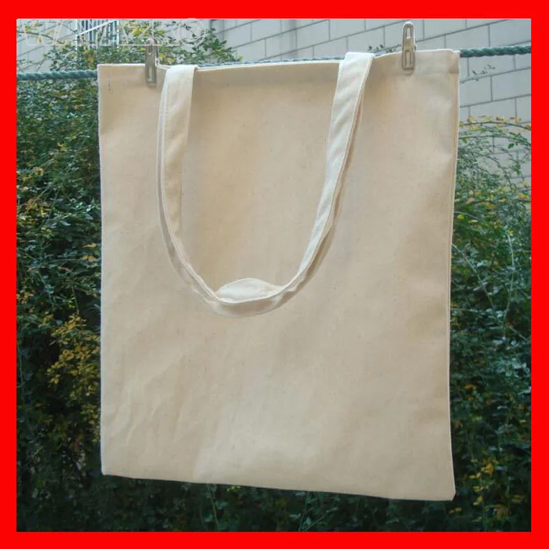 Cotton Reusable Grocery Shopping Tote Bags Natural Eco Friendly Plain 14 x 16/"