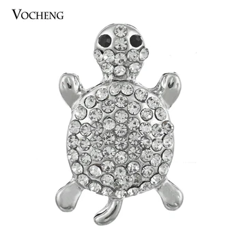 

Vocheng Snap Charms 18mm Interchangeable Turtle Crystal Charms Jewelry Vn-006