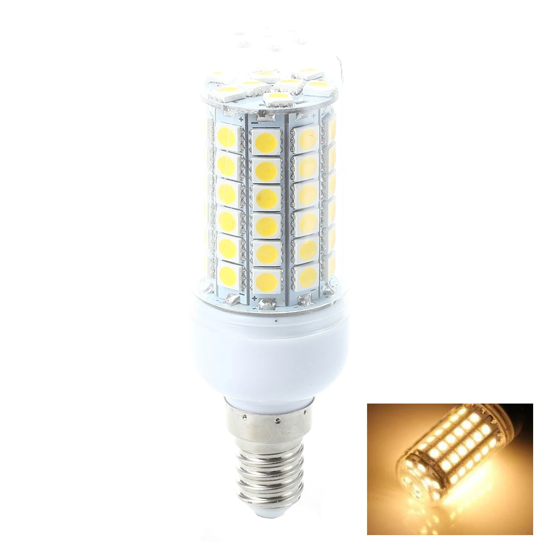 Лампа для проектора лампа теплый белый 8 Вт E14 69 светодио дный SMD 5050 AC 220 В 3000 К
