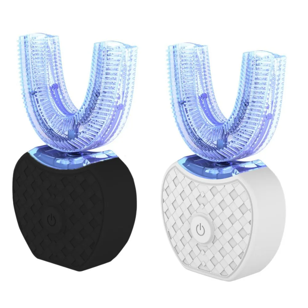 

Teeth Whitening Kit with LED Cold Light Automatic Sonic Electric Toothbrush IPX7 Waterproof with 45'' Automatic Timer