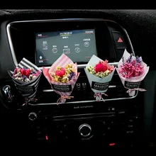 Автомобиль Интерьер освежитель воздуха креативный цветок кондиционер выход духи красивые узоры