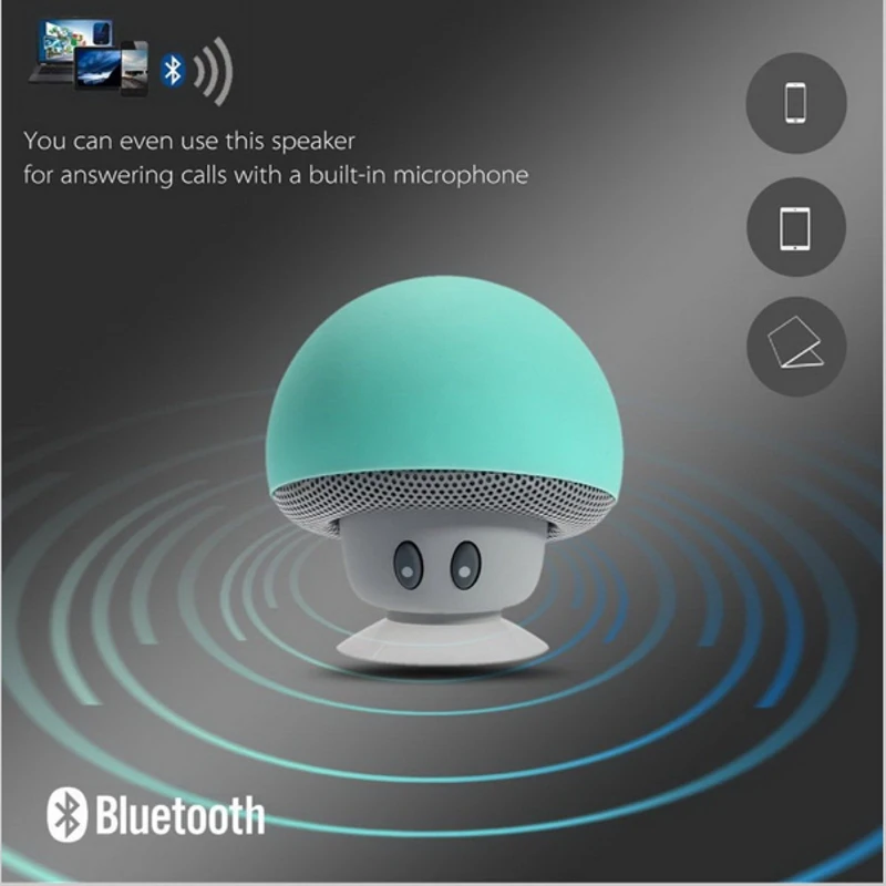 Беспроводной мини Bluetooth динамик портативный водонепроницаемый стерео в виде