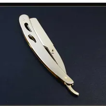 Бритва портативные старомодные инструменты для самостоятельного ухода бритвы двухсторонний нож расческа из нержавеющей стали лезвие оппер руководство