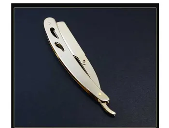 

Portable Razor old-fashioned Personal Shaver Double-sided knife comb stainless steel blade opper manual shaver