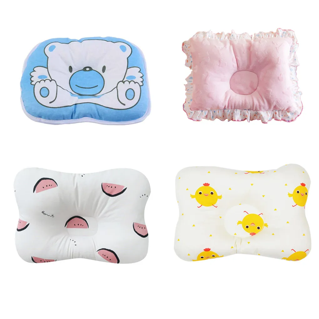 New Cartoon Cute Infant Head Shaping Pillow Baby Newborn Toddler Head