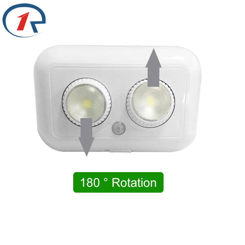 ZjRight светодиодный настенный светильник с PIR датчиком движения, индукционный светильник для человеческого тела в помещении, кухонный шкаф, шкаф для туалета, книжный шкаф, Настольный светильник