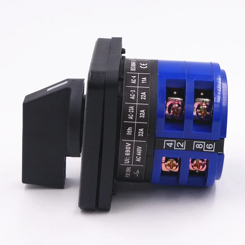 

LW26-32/2 universal switch 3 gears 2 joints 32A dual power switch cutoff Dual power switch Reversing switch 32A
