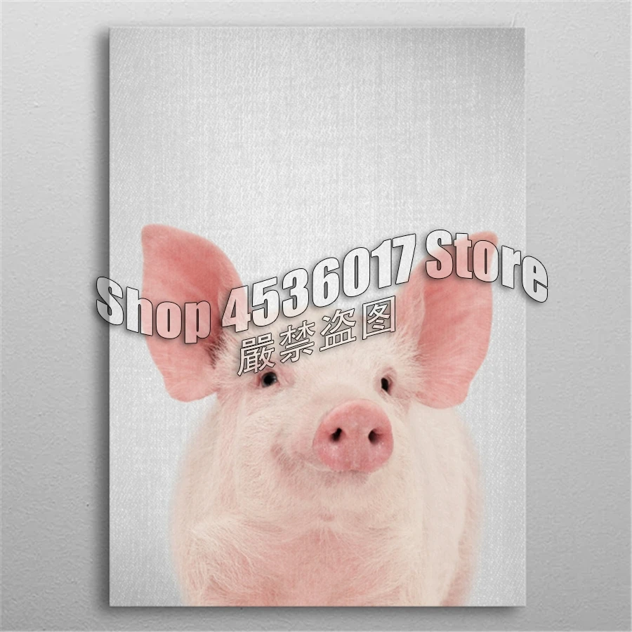 

5d Diy Diamond Painting Cross Stitch Pig Colorful Diamond Embroidery Diamond Mosaic Paintings Full Round Rhinestone Gifts Craft