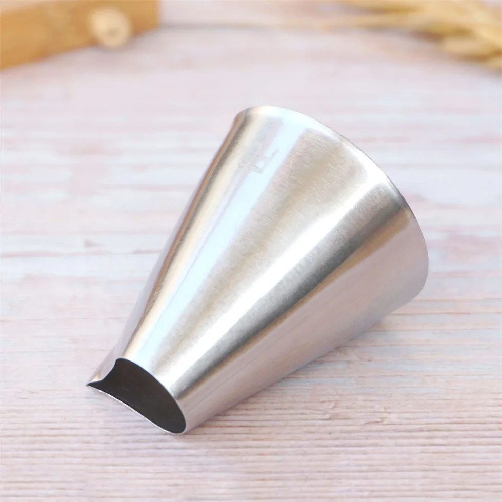 #F04 Round Water droplets shape Piping Tip Decorating Mouth Nozzle Pastry Tips Fondant peach Cake Decorating Sugarcraft Tool