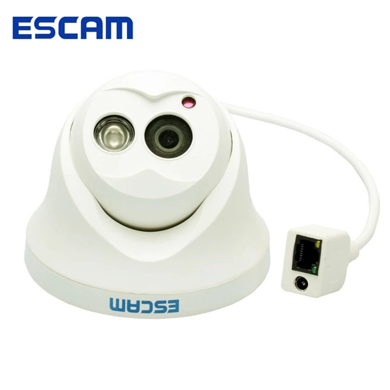 

Escam QD100 720P IP Camera Network IR-Cut P2P IR Night Vision Motion Detection Support Onvif Camera for Smartphone PC