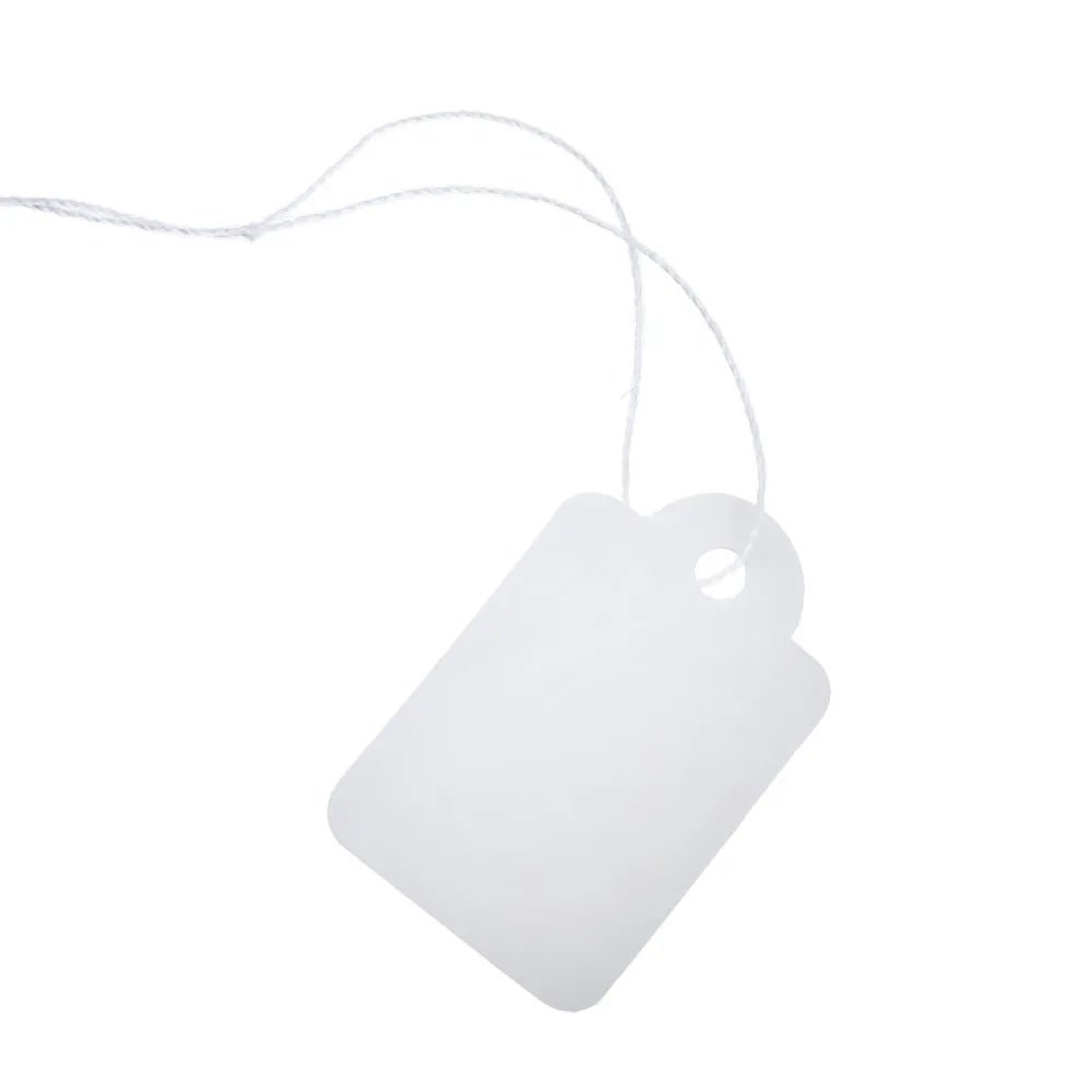 XRHYY 500 Pack White Marking Tags Price Tags Price Labels Display