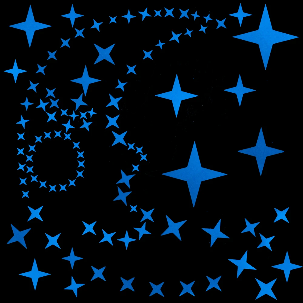 Luminous Stars Wall Stickers Glow Switch Sticker Fluorescent Sticker