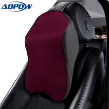 Автомобильная подушка с эффектом памяти, тканевые шейные чехлы на автомобильные подголовники, Автомобильная подушка, автомобильный чехол для сиденья, подголовник, Автомобильная подушка