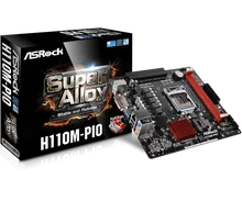 Материнская плата ASRock H110M-PIO один машина производственный контроль сбоку плагин материнская плата видеокарта uDTX