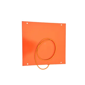 

400*400*1.5mm 230v 640w Silicone heat bed for 3d printer adhesive 1 side 4mm hole center 4*10mm holes on pad 1000mm lead wire