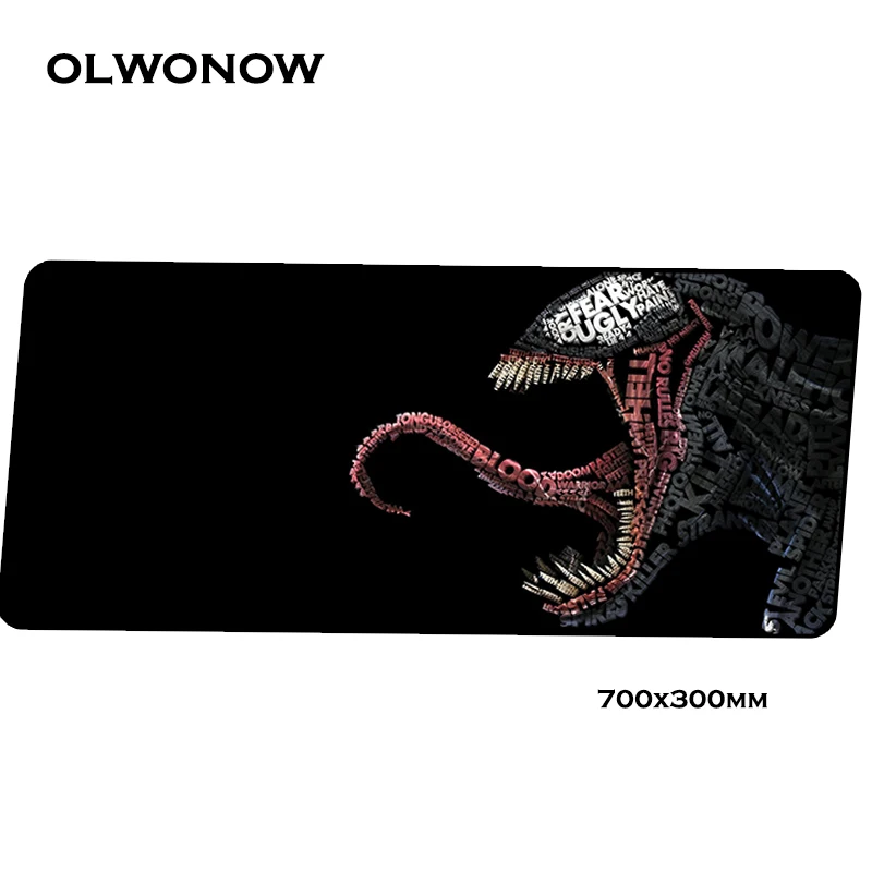 Venom mouse pad HD pattern 70x30cm pad to mouse Popular computer mousepad gaming mousepad gamer to laptop Adorable mouse mat - Цвет: Size 700x300x2mm