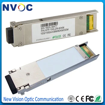 

2Pcs/Lot,XFP-10G-ZR 10G 1550nm 80km XFP Transceiver,Single Mode Duplex LC,XFP ZR Transceiver with DDM,Compatible With CISCO Code