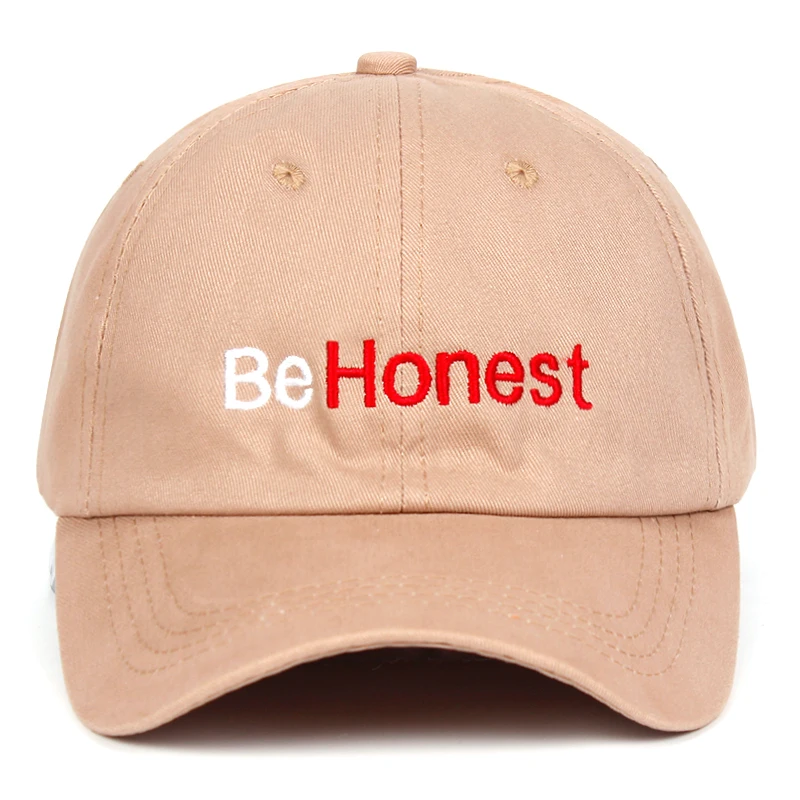 

BeHonest V Hat Letter Design Embroidered Dad Hat Snapback Be Honest Baseball Cap For Men And Women Unisex Dropshipping