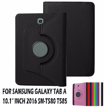 

for Samsung Galaxy Tab A 10.1 2016 T580 T585 360 Rotating PU Leather Case Stand Cover Case for Samsung Tab A6 10.1 T580N T580N