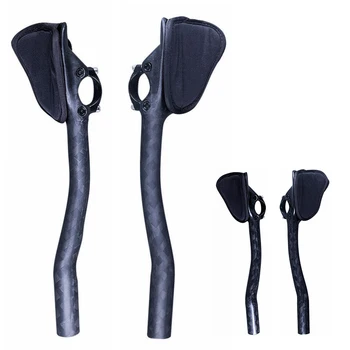

Matte/Gloss 12K Carbon Fiber Rest Handlebar TT Handlebar Bar End Road Bike Parts Bicycle Accessories