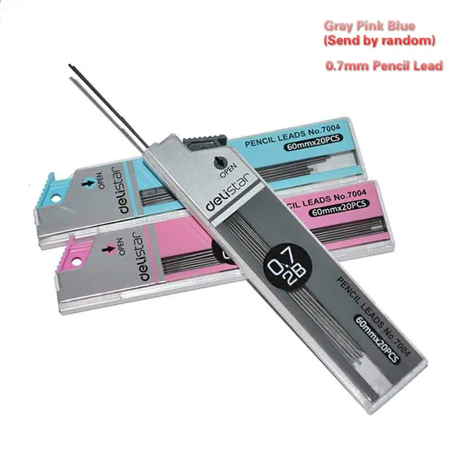 Deli Mechanical 2B Pencil Lead Refill Automatic Pencil Rod Refills 0