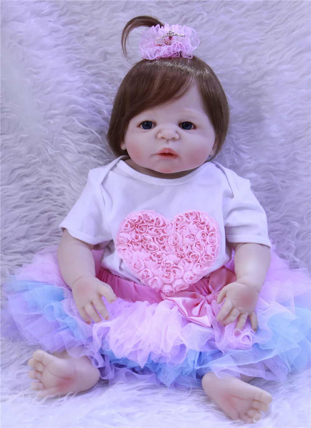 NPK Bebes reborn girl dolls 23 &quot57 см силиконовые куклы с полным корпусом baby victoria реалистичные