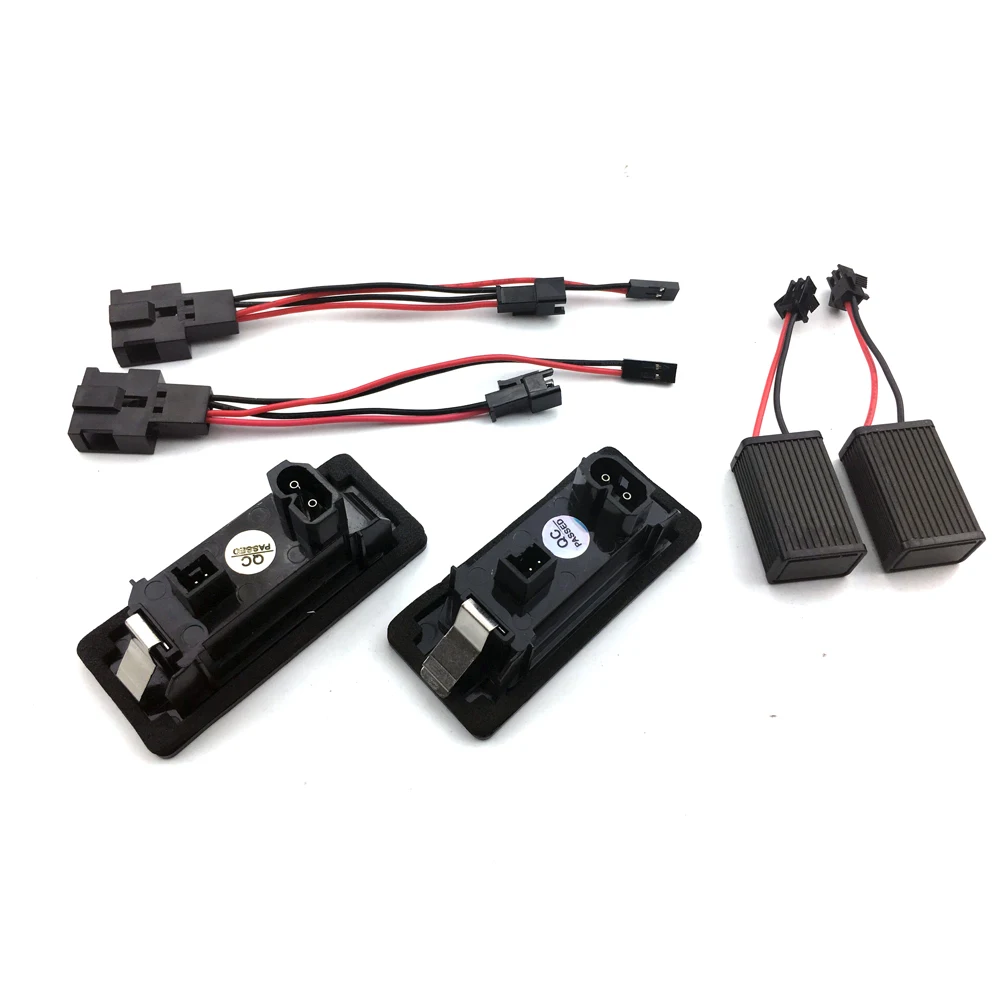 2 шт 24SMD светодиодный номерной знак пригодный для Audi A1 8X/A3 8 V/A4 S4 B8/A5 S5 8 T/A6 C7 4G/A7 4G/Q3/Q5/ TT 8J