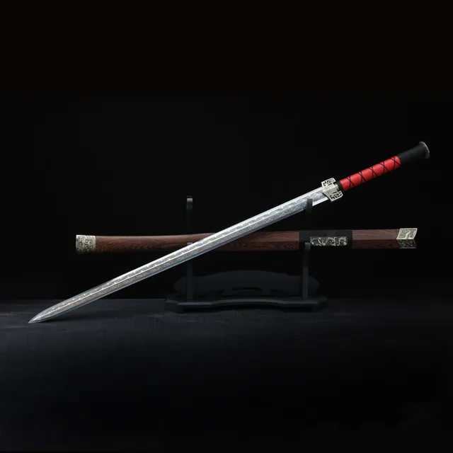 Cold Steel Real Samurai Chinese Sword Vintage Home Decor Han Sword In