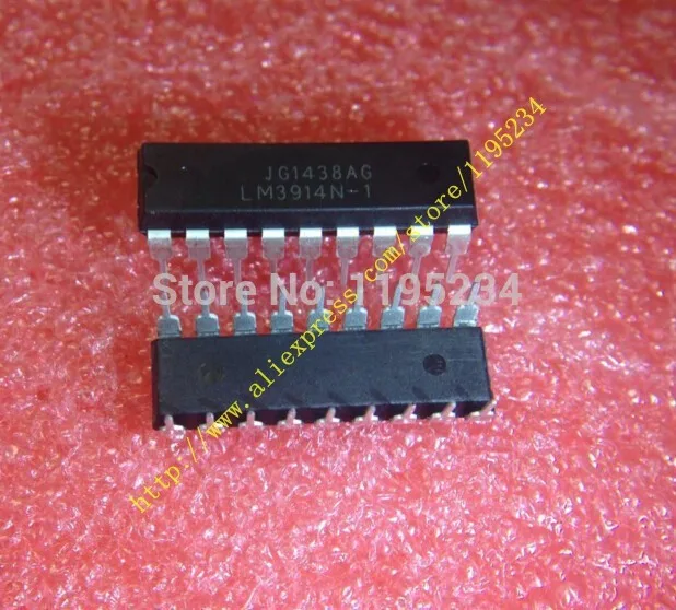 

Free shipping 50pcs/lots LM3914N-1 LM3914N LM3914 DRIVER DOT BAR DISPLAY 18-DIP IC Best quality.