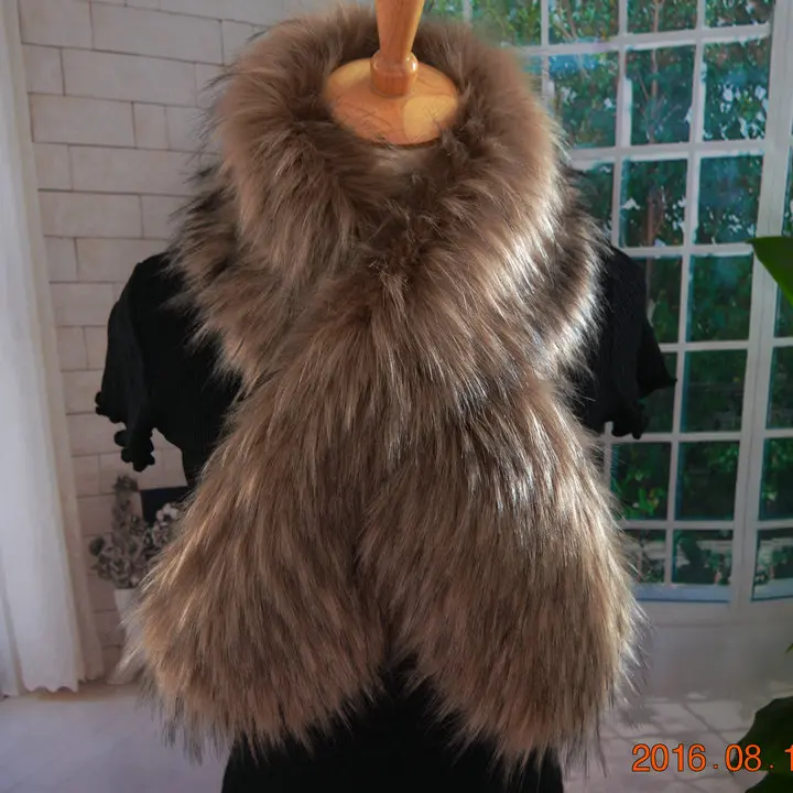 Rabbit Fur Scarf, Fake Fur Collar, Rex Long Scarf, Fox Fur Collar