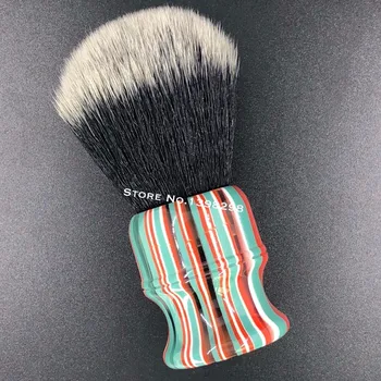 

CSB Tuxedo Synthetic Hair Shaving Brush Knot 24mm Stripe Pattern Handle Barber Shop Hair Salon Tool Suitable For Gifts