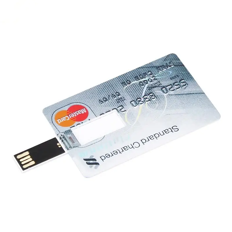 Флешка Super Slim карты USB флэш-накопитель 4 ГБ 8 ГБ 16 ГБ 32 ГБ 64 Гб 128 ГБ флэш-память банк кредитной карты памяти флэш-диски бесплатный Пользовательский логотип - Цвет: 6