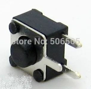 

4.5X4.5X4mm 3pin DIP lateral Tactile Tact Mini Push Button Switch Micro Switch Momentary 100pcs/lot