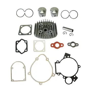 

Cylinder Head&2xPiston&Gasket Set&4xPiston Ring For 66/80cc Motorized Bicycle