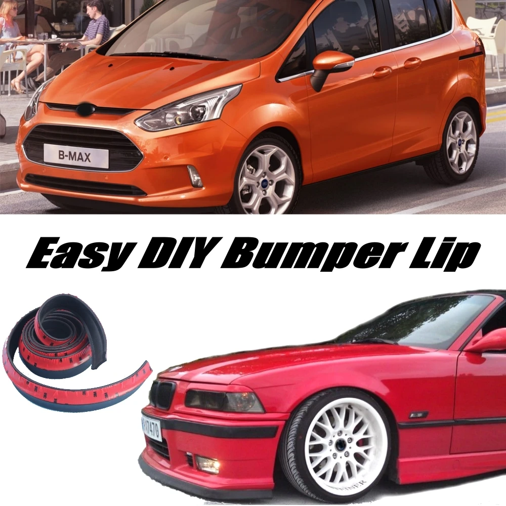 

Bumper Lip Deflector Lips For Ford B-Max B Max BMax Front Spoiler Skirt For Car View Tuning / Body Kit / Strip