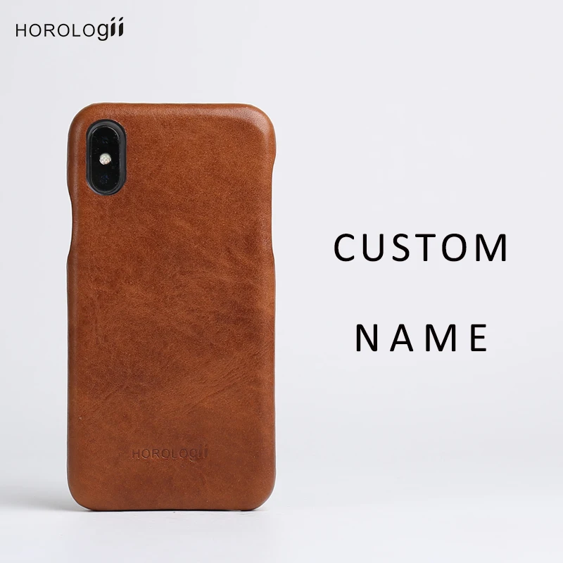 Natural Vintage Italian vegetbale tanned Leather half wrapped Case for iPhone 7 Plus Retro mobile phone case dropship |