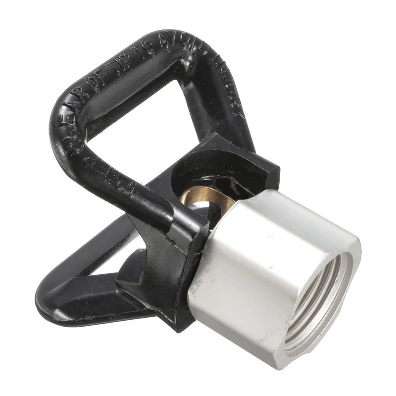 1Pc Black Airless Paint Flat Tip Guard Nozzles Seat Power Sprayer Tip Guards For Tool Parts