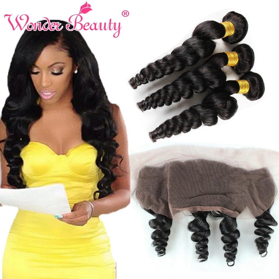 Virgin Malaysian Curly Hair Loose 3 Bundles With 13x4 Lace Virgin Malaysian Curly Hair Loose 3 Bundles With 13x4 Lace Frontal Closure Wave Weave Online Aliexpress Coupon On Alibaba
