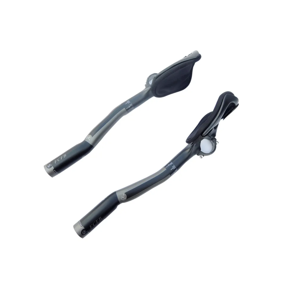 FCFB black paint tt bike matt handlebar bar ends rest bar tt handlebar