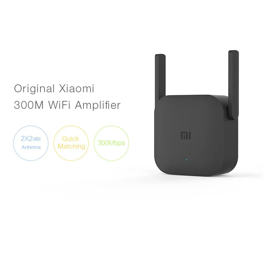 Оригинал Сяо mi Pro 300 м Wi Fi усилитель повторителя 2.4g WiFi сигнала Extender Roteador приложение