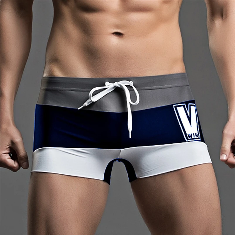 Summer Mens Swim Trunks Swimwear Maillot De Bain Boy Suits Boxer Shorts Swimming Surf #4JU05 | Спорт и развлечения