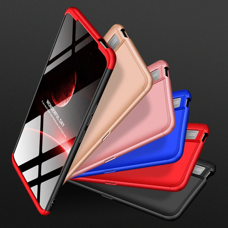 

For VIVO V15 phone case vivo V15 case 3 in 1 Armor Matte Hard PC 360 Full protection cover For BBK vivo V15 Pro V 15 V15pro case