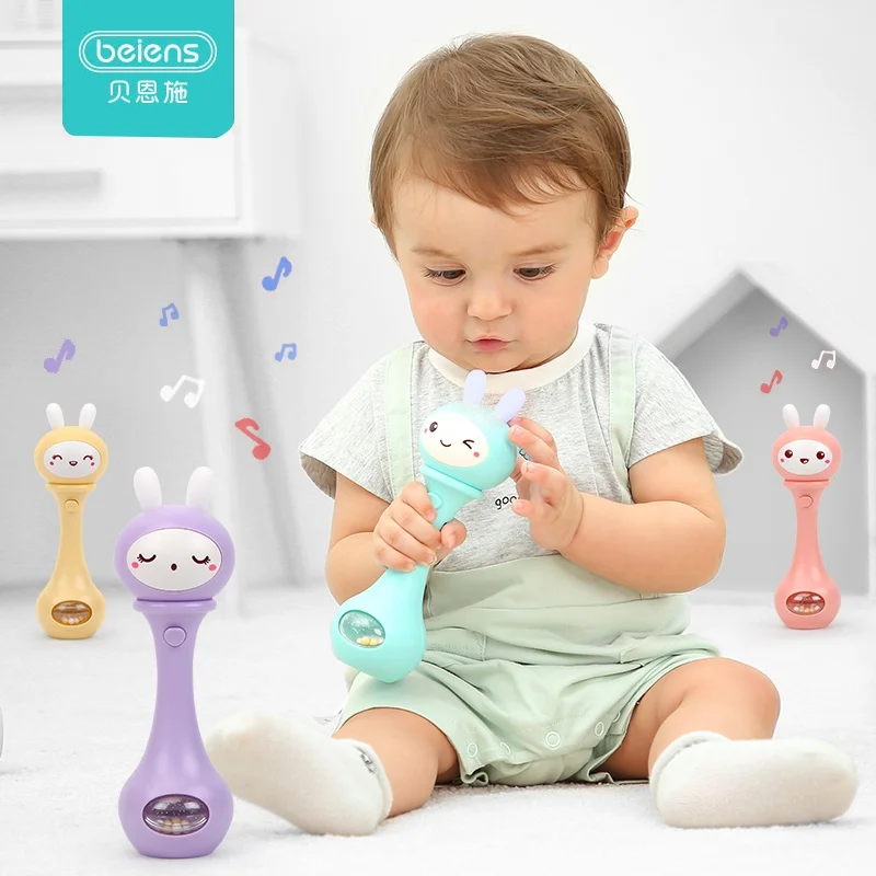 Precoce do Bebê Beiens Chocalhos Desenvolvimento Brinquedos 0 12 Meses Bebê Musical Mão Agitando Rattle Toy Engraçado Mobiles Brinquedos Educativos Presentes 6 meses bebê musical mão agitando chocalho brinquedo