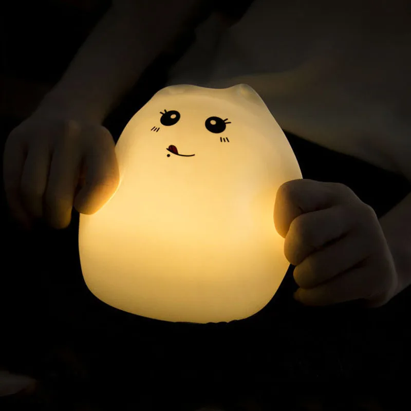 Luzes da Noite led usb luz da noite Material : Abs+silicon