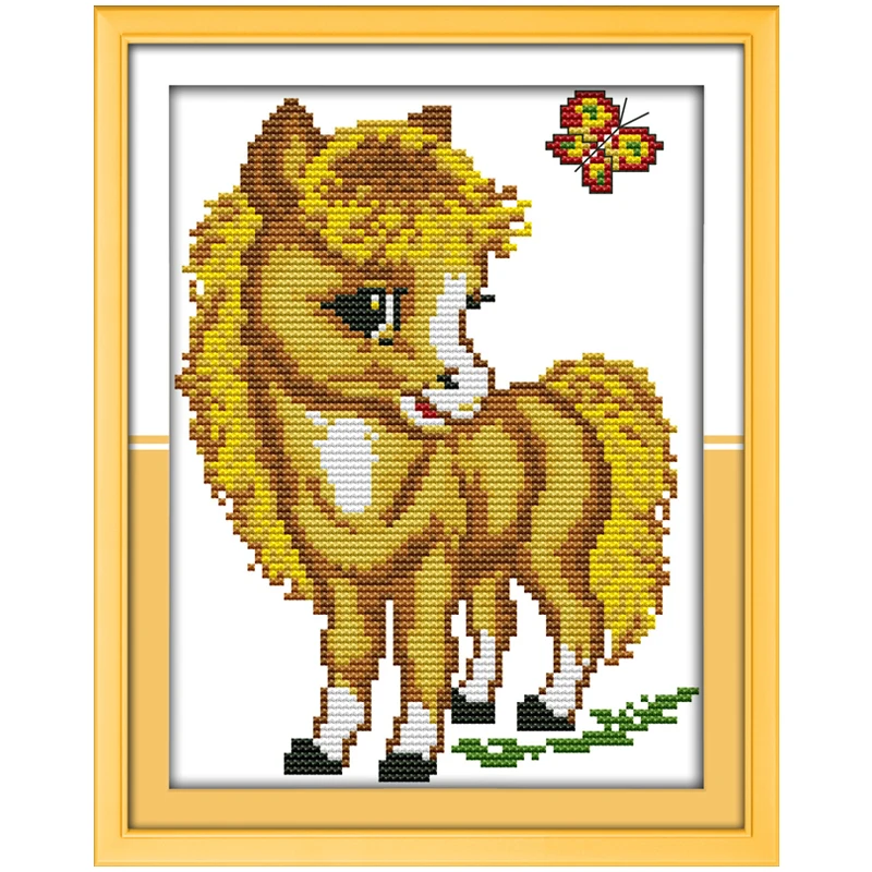 Lovely Horse Counted Cross Stitch 11CT 14CT Cross Stitch Sets Wholesale